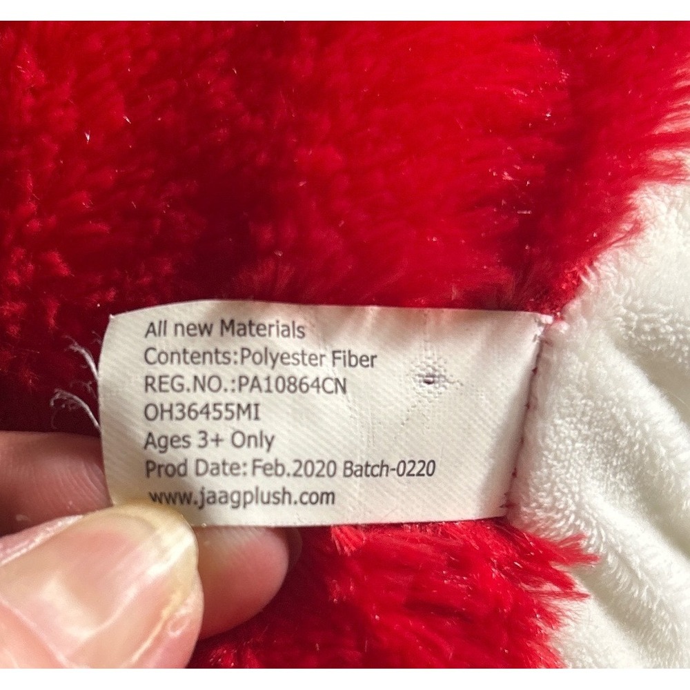 Buc-ee's Beaver Plush Pillow Pet Jaag Red Hat Texas Mascot Stuffed Animal 2020 - Picture 7 of 10